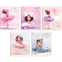 Тетрадь 12 л. клетка Балерины 70896