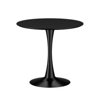 Стол TAMEA черный (черная  ножка) 1шт. PP0020BB (в уп. без пал.) (от 12 шт)
