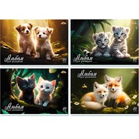 Альбом для рисования 40 л. А4 Лесные малыши С0021-01