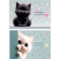 Альбом для рисования 20 л. Милые котики - 3 20-7808