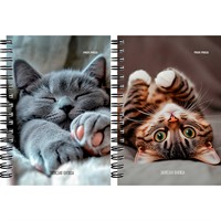 Записная книжка 120 л. А6 Милые котики - 6 ЗК120-3019