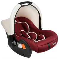 Автокресло ZLATEK "Colibri" темно-красный lux, гр. 0+ KRES4038