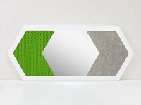 Декоративная тактильная панель 3в1 - «Ворс, Зеркало, Резина»