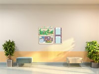 «Если хочешь быть здоровым» - Информационный стенд для оформления стен в ДОУ