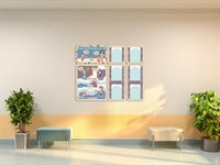 «Правила пожарной безопасности» - Информационный стенд для оформления стен в ДОУ