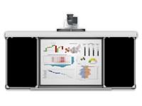 Рельсовая система для интерактивной панели и доски черная из серии «Базис»