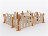 Модульный игровой манеж из коллекции «НЕГА» №4 (большой)