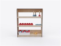 Стеллаж с бортиком из коллекции «НЕГА» (1088х1235х350)