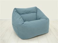 Комплект из бескаркасного кресла и пуфа