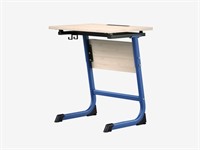 Ученический стол одноместный регулируемый с наклоном столешницы