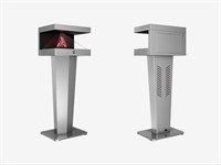 Интерактивная голографическая пирамида с высокоточной 3D-визуализацией