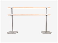 Двухуровневый напольный балетный станок (мобильный)