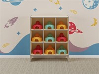 Детский стеллаж под горшки из коллекции мебели «НЕГА ЛАЙТ»