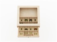 Демонстрационный футляр с выдвижным ящиком для хранения из коллекции мебели «НЕГА»