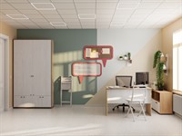 Кабинет административно-хозяйственного отдела 15 м²