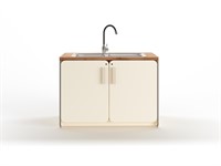 Нижний кухонный модуль с раковиной в буфетную