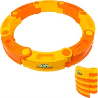 Песочница модульная Крокотам 8 сегментов желтый и оранжевый 8П311210