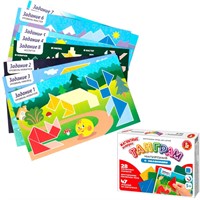Игра Танграм магнитный с заданиями. Серия Магнитные истории 04053