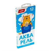 Акварель 12 цв. FUNNY FRIENDS Алф-002 Lori