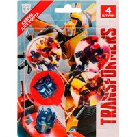 Свечи для торта Со стикером на шпажках Трансформеры 4 шт CC-74850-TR СТОК