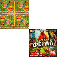 Игра Весёлая ферма.Ходилка квадрат 40 карточек 4650250565154 /10/