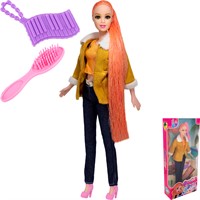 Кукла JJ9905-W2 волосы меняют цвет в кор.