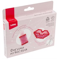 Набор для творчества Фигурки из бисера. Брелоки Помада, губы Бис-111 Lori.
