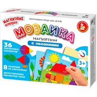 Мозаика магнитная с заданиями Серия Магнитные истории 8 карточек 04115