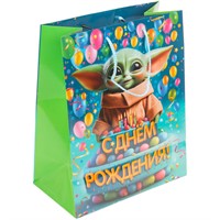 Пакет Чудо праздник глянцевый l Воин звезд PL-130521-SW