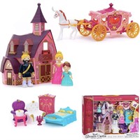 Дом KDL-19 Замок с аксесс., в кор.