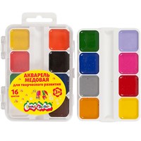 Акварель 16 цв. Каляка-маляка АМККМ16Е