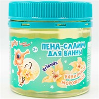 Пена слайм для ванны детская 150 мл, ВАНИЛЬНОЕ МОРОЖЕНОЕ (Друзья Баффи) D8003-V ТМ "Baffy"