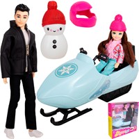 Кукла LY643-A Зимние забавы в кор.