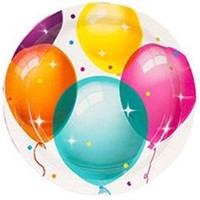 Тарелка Шары Кристальные 17 см 6 штук 1502-4349