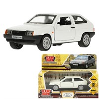 Модель 2108-12-WH LADA-2108 "СПУТНИК" 12 см, двери, багаж, белый Технопарк в кор.