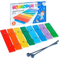 Деревянный ксилофон 8 нот 02352