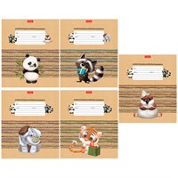 Тетрадь 12 л. косая линия Зоозаврики 12Т5В6 Hatber