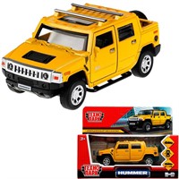 Модель HUM2PICKUP-12-YE HUMMER H2 PICKUP желтый Технопарк в коробке