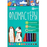 Фломастеры 12 цв. Арт братва смываемые 67870