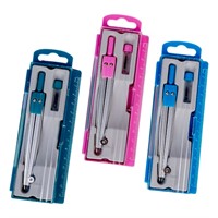 Готовальня LINE UP 2 предмета в пластиковом пенале с линейкой Ассорти 085314