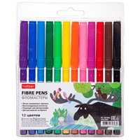 Фломастеры 12 цв. COLORA FP_063881 Hatber