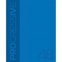 Тетрадь 48 л. клетка PROGRESSIVE  Синяя 48Т5В1 Hatber