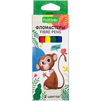 Фломастеры 6цв "ECO" ZOO FP_083819 Hatber