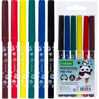 Фломастеры 6 цв. Плюшевые панды FP_088348 Hatber