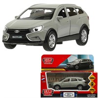 Модель VESTA-CROSS-GY LADA VESTA SW CROSS 12 см, двери, багаж, серый Технопарк в кор.
