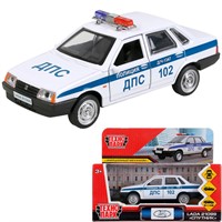 Модель 21099-12POL-WH LADA-21099 Спутник Полиция белый Технопарк в коробке