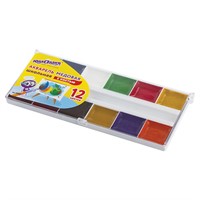 Акварель 12 цв. Школьная, медовая с/к 191527 Юнландия