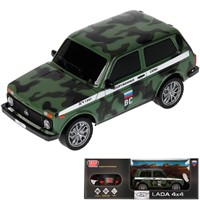 Машина на радиоуправлении LADA4X4-18L-MIL LADA 4x4 18 см Технопарк в кор /24/