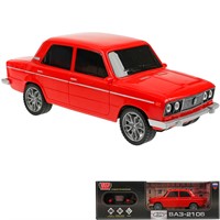 Машина на радиоуправлении VAZ2106-18L-RD ВАЗ-2106 18 см, свет, крас Технопарк в кор /24/