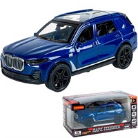 Модель 1:36 3 открыв. двери Парк Техники Джип синий ВВ6422 Bondibon